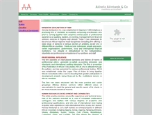 Tablet Screenshot of akinolaakintunde.com